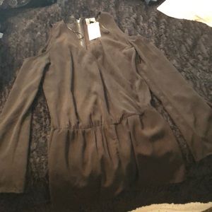 Black Romper Off The Shoulder